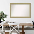 Miroir mural biseauté Mosaïque Or
