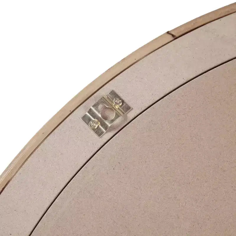 Miroir Mural Rond en Rotin Naturel : Tressé à la Main, Décor Nautique