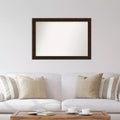 Miroir mural étroit en bronze moucheté biseauté
