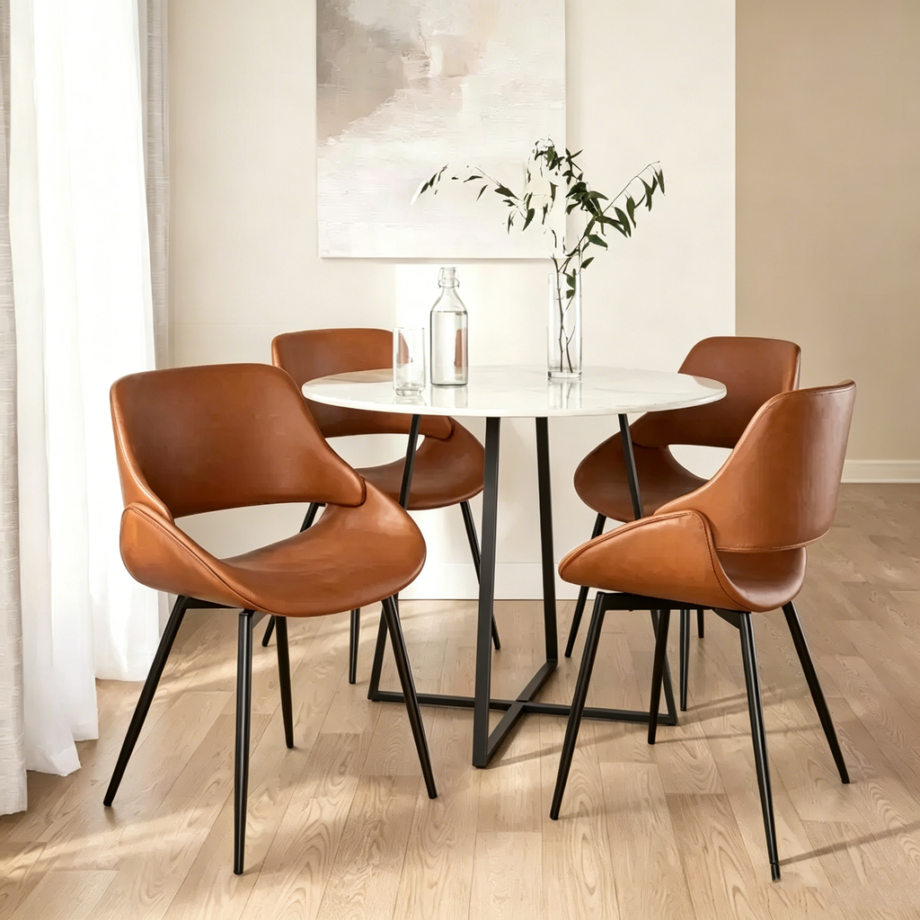 Chaise de salle à manger avec accoudoirs