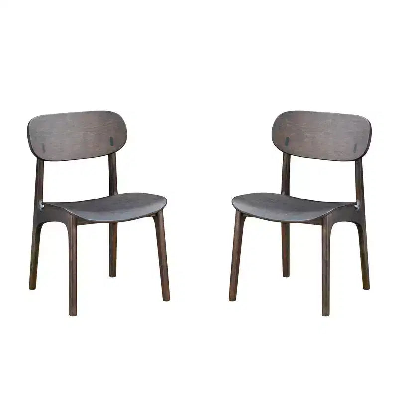 Chaises de salle à manger finition Carbonite