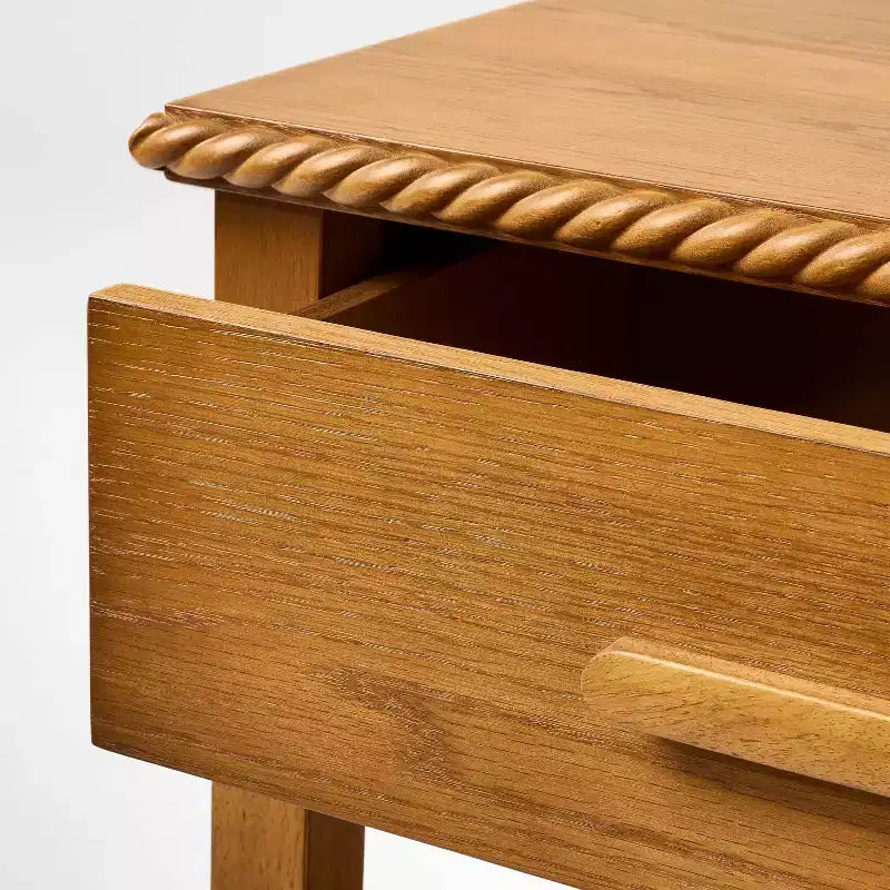 Table de chevet chêne brun design