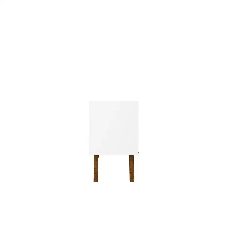Meuble TV moderne du milieu du siècle à 4 étagères, meuble de divertissement, console multimédia