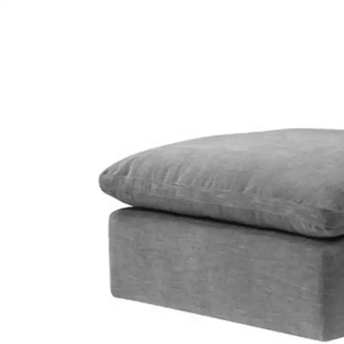 Banc en lin gris