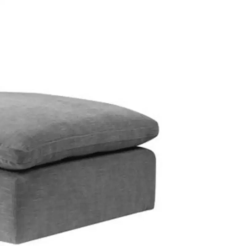 Banc en lin gris