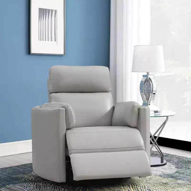 Fauteuil inclinable en velours