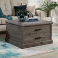 Table basse carrée style ferme Pin galet