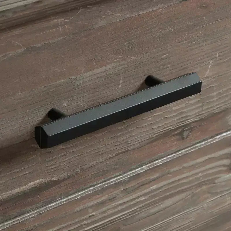 Table basse carrée style ferme Pin galet