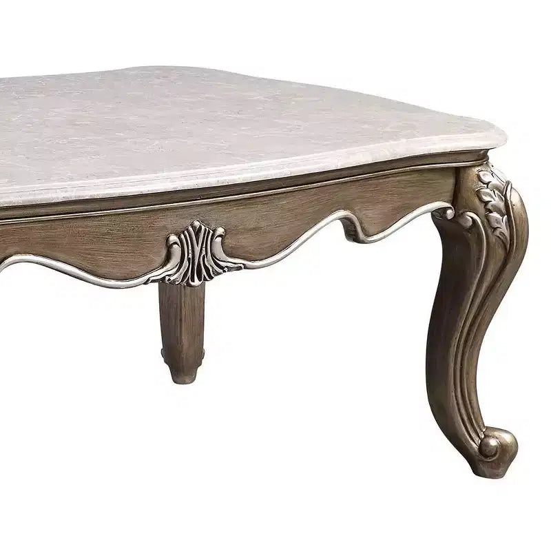 Table basse coquillage sculpté