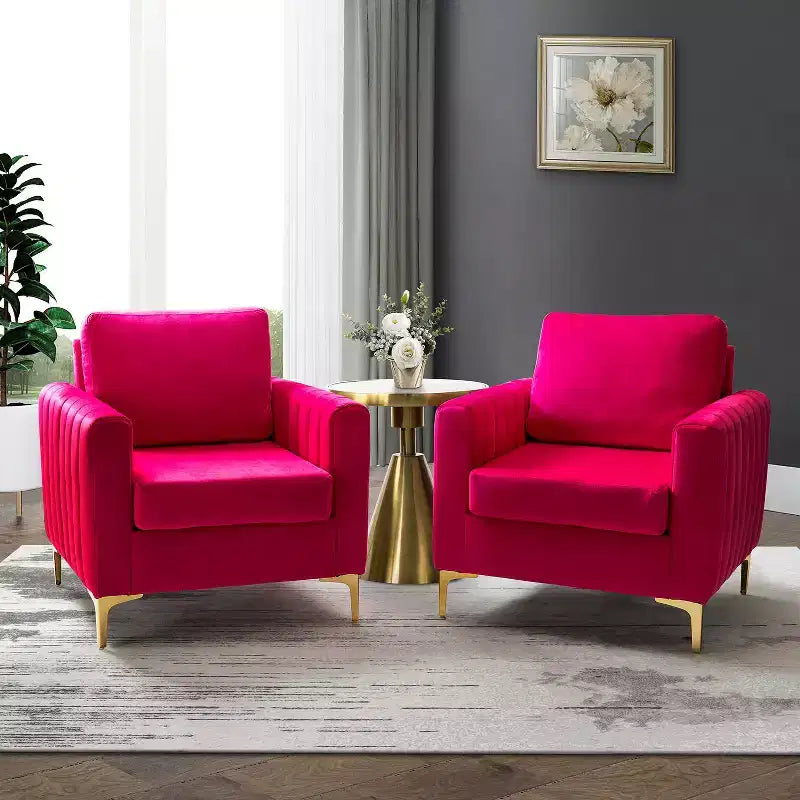Fauteuil club contemporain en bois capitonné avec pieds en métal