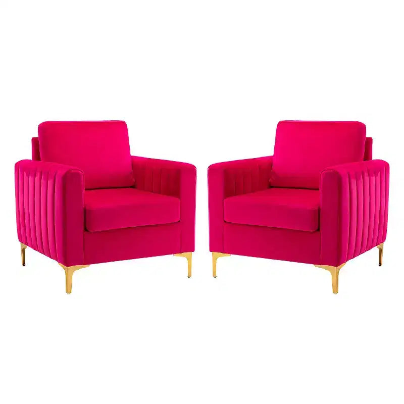 Fauteuil club contemporain en bois capitonné avec pieds en métal