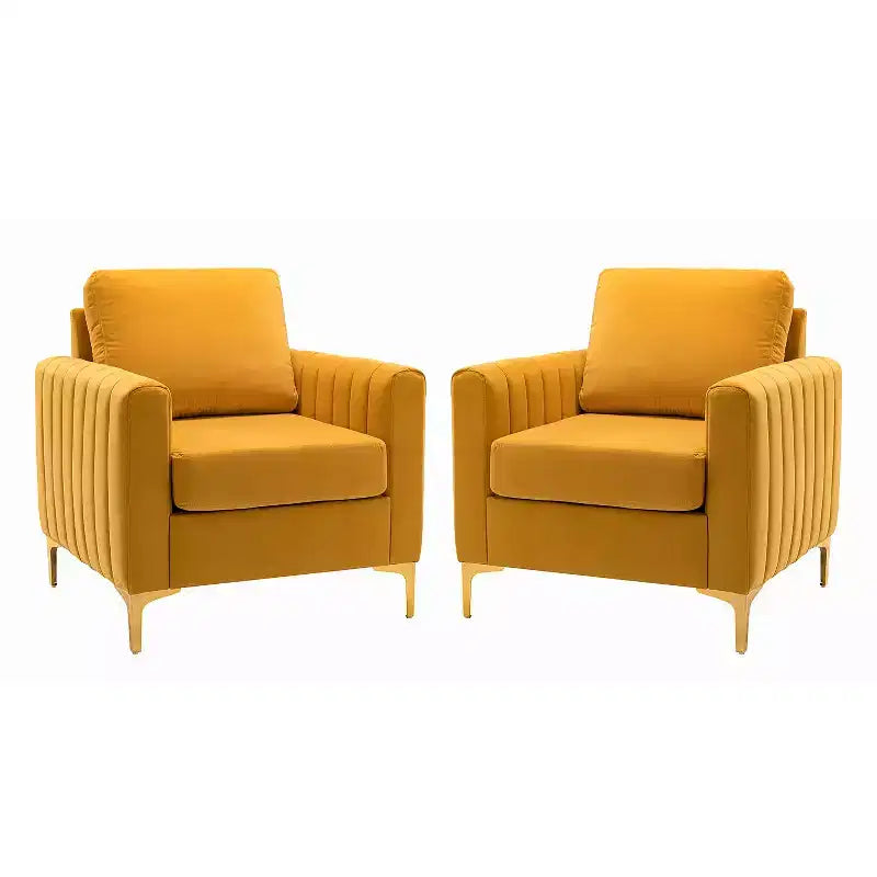 Fauteuil club contemporain en bois capitonné avec pieds en métal