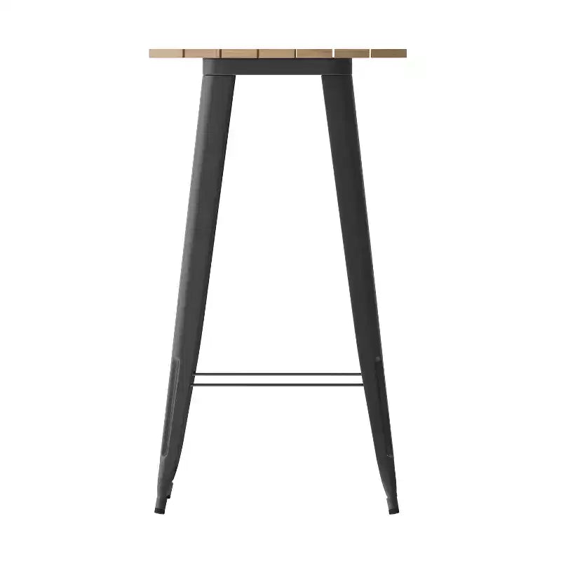 Table de bar d'intérieur/extérieur en polyrésine résistante aux intempéries