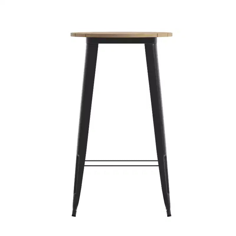 Table de bar d'intérieur/extérieur en polyrésine résistante aux intempéries