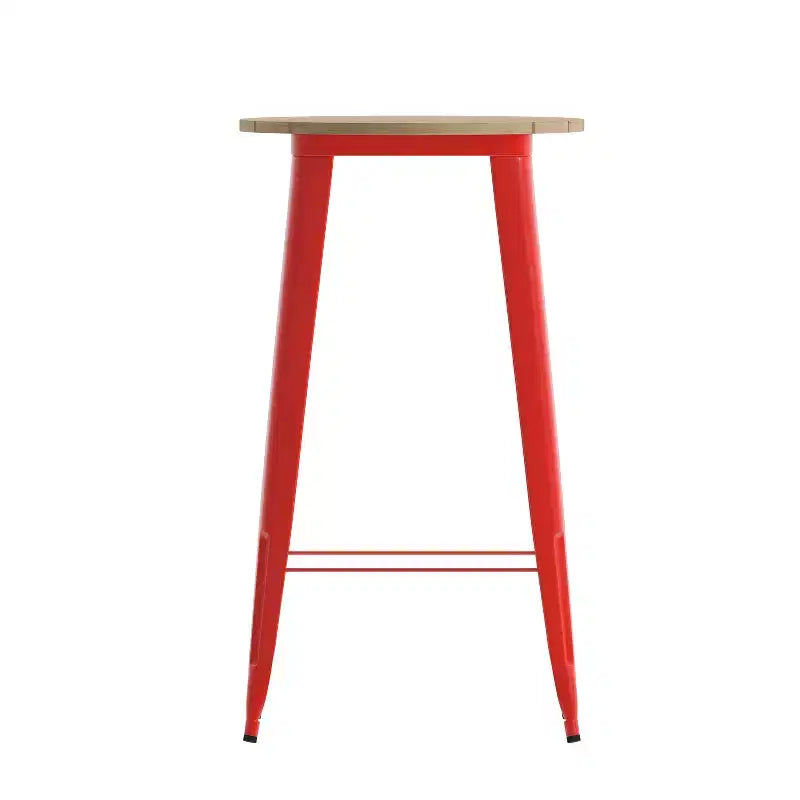 Table de bar d'intérieur/extérieur en polyrésine résistante aux intempéries