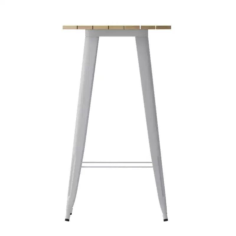 Table de bar d'intérieur/extérieur en polyrésine résistante aux intempéries