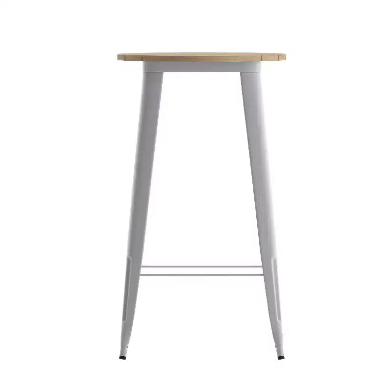 Table de bar d'intérieur/extérieur en polyrésine résistante aux intempéries