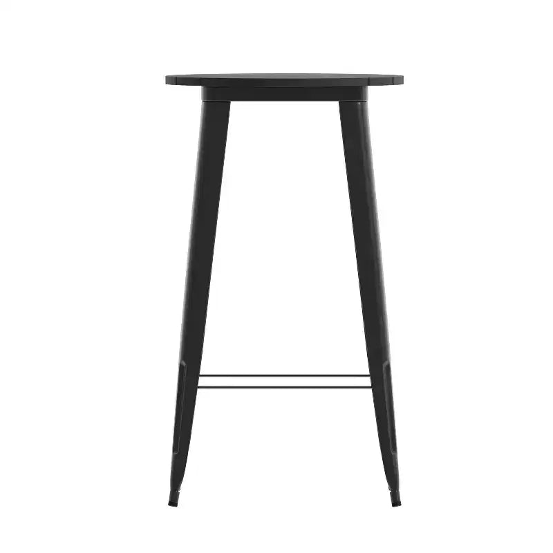 Table de bar d'intérieur/extérieur en polyrésine résistante aux intempéries