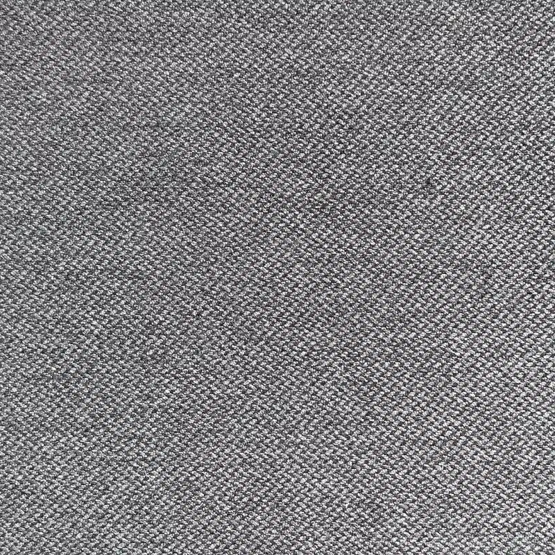 Canapé de style moderne du milieu du siècle avec pochettes accoudoirs, en tissu de lin capitonné