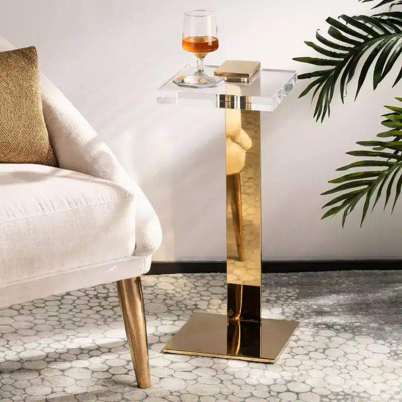 Table d'appoint en acrylique