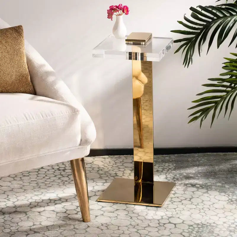 Table d'appoint en acrylique