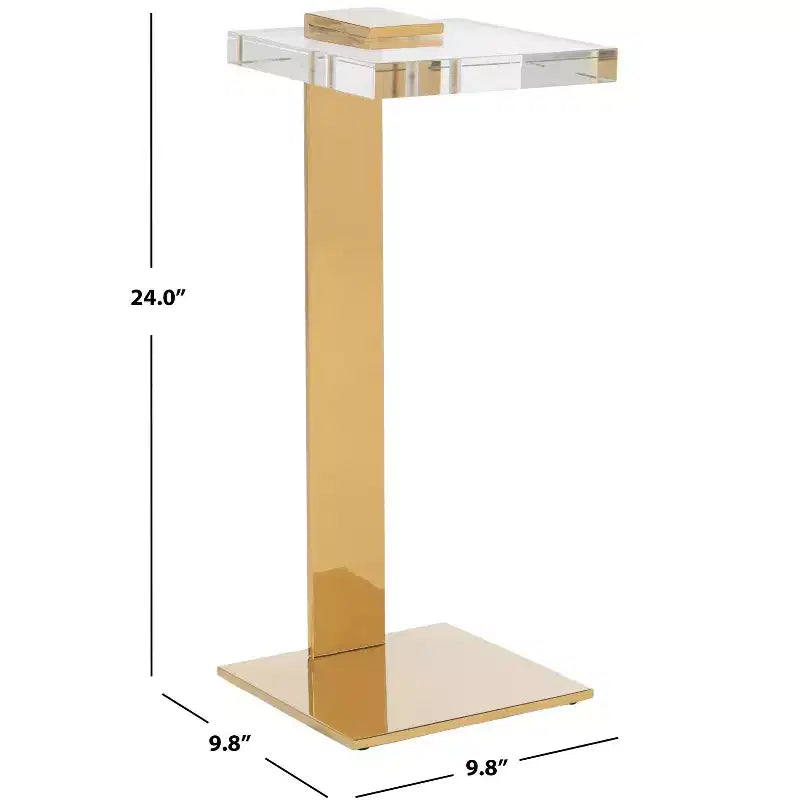 Table d'appoint en acrylique