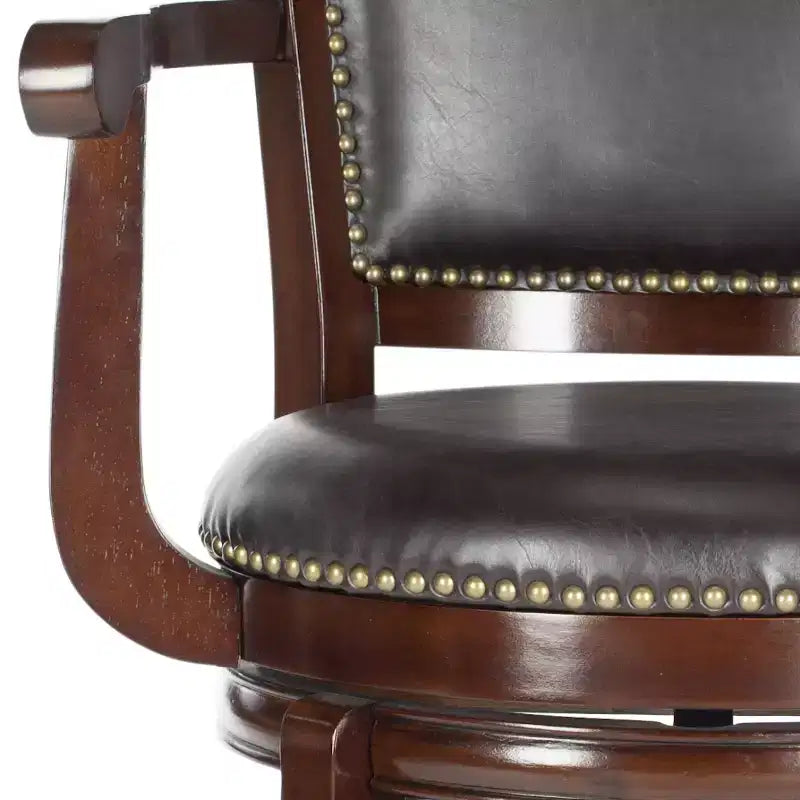 Tabourets de bar en cuir