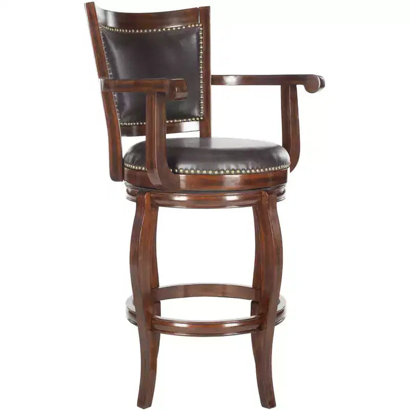Tabourets de bar en cuir