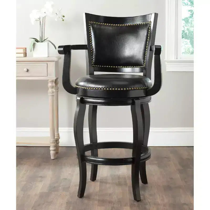 Tabourets de bar en cuir