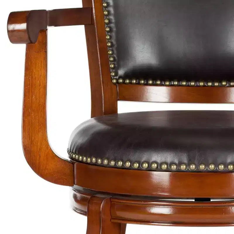 Tabourets de bar en cuir