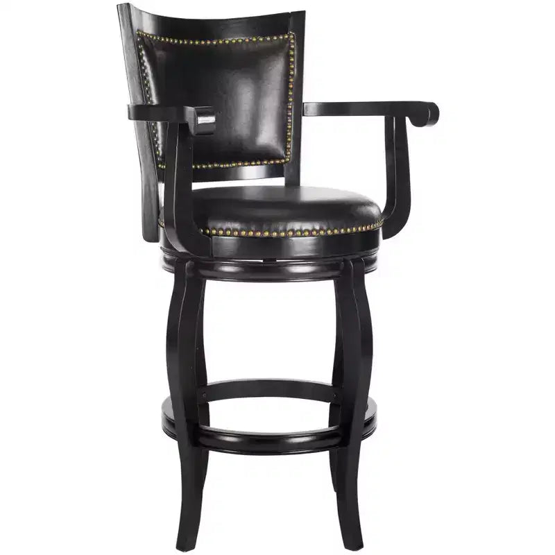 Tabourets de bar en cuir