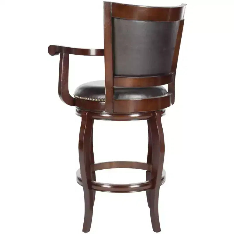 Tabourets de bar en cuir