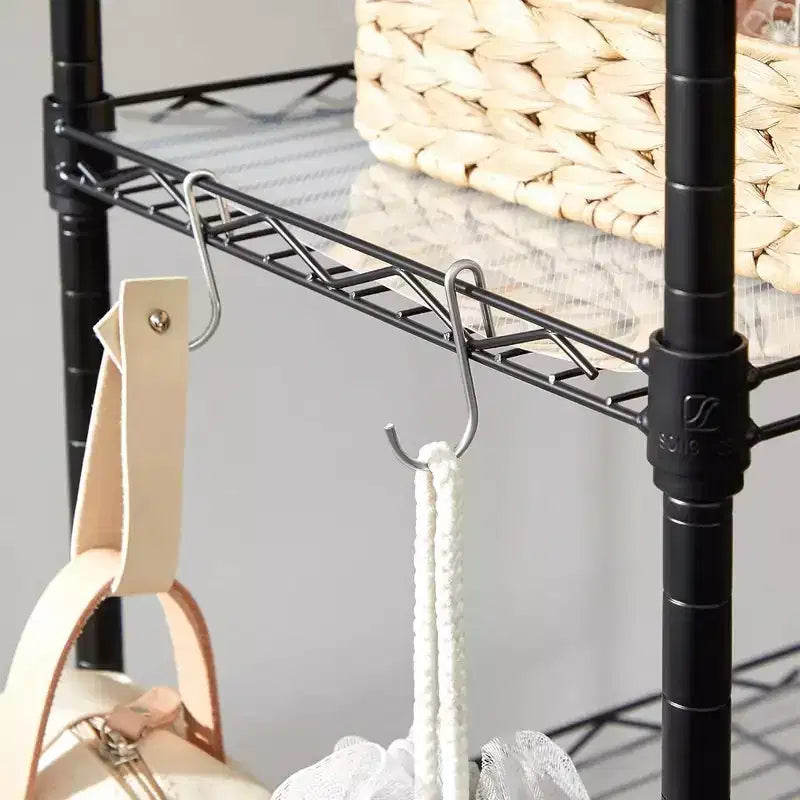 Étagère métallique à 5 niveaux pour cuisine