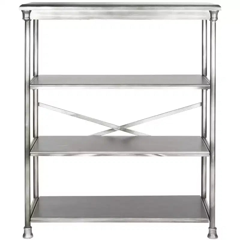 Jamison Large Bookcase - AMH1536 - Silver - Safavieh Couture