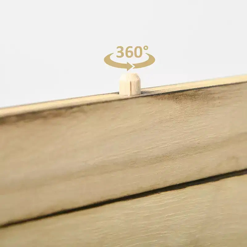 Paravent en bois à 4 panneaux, séparateur de pièce, cadre photo pliant