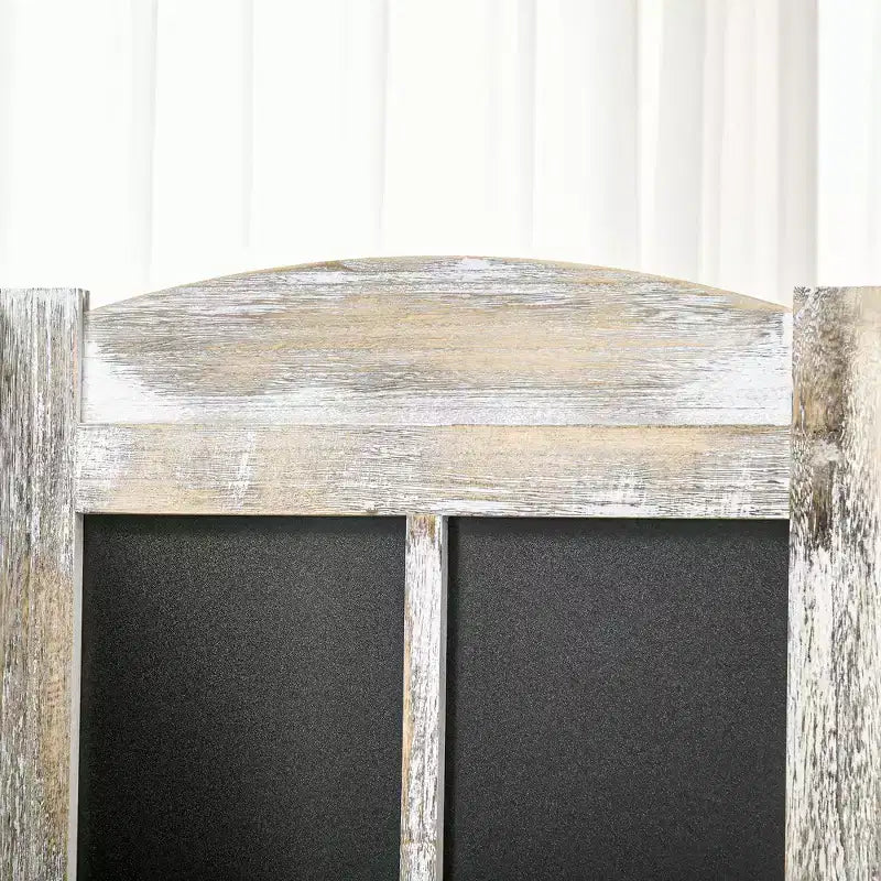 Paravents pliants de style rustique à 4 panneaux en bois haut