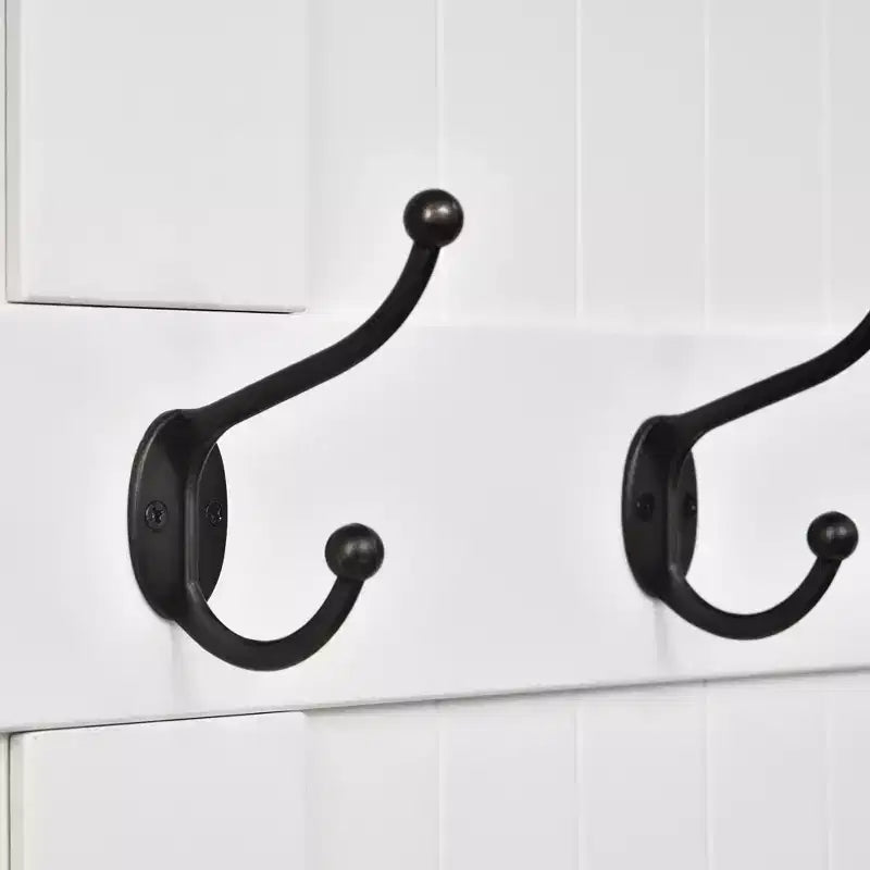 Banc de rangement avec porte-manteau