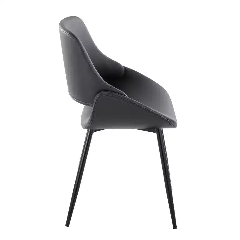 Chaise de salle à manger avec accoudoirs