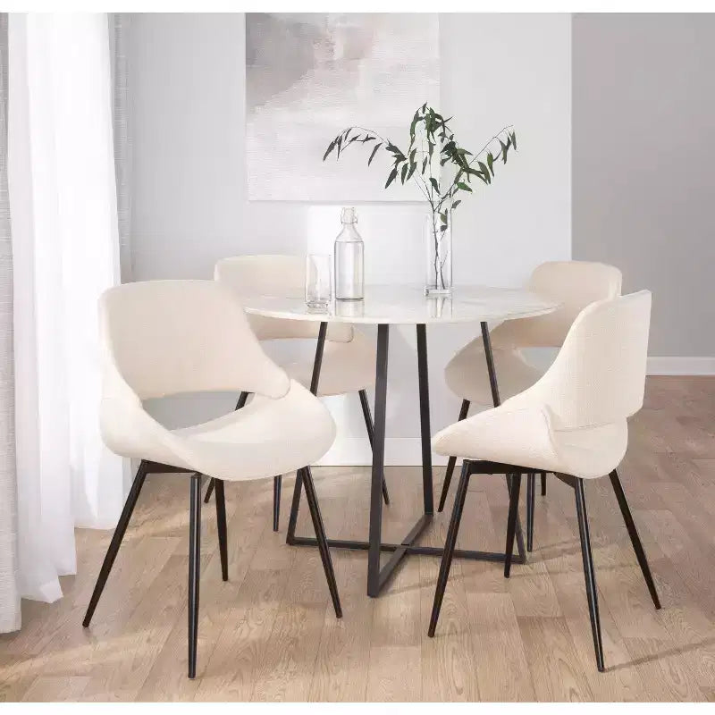Chaise de salle à manger avec accoudoirs