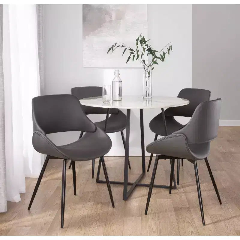 Chaise de salle à manger avec accoudoirs