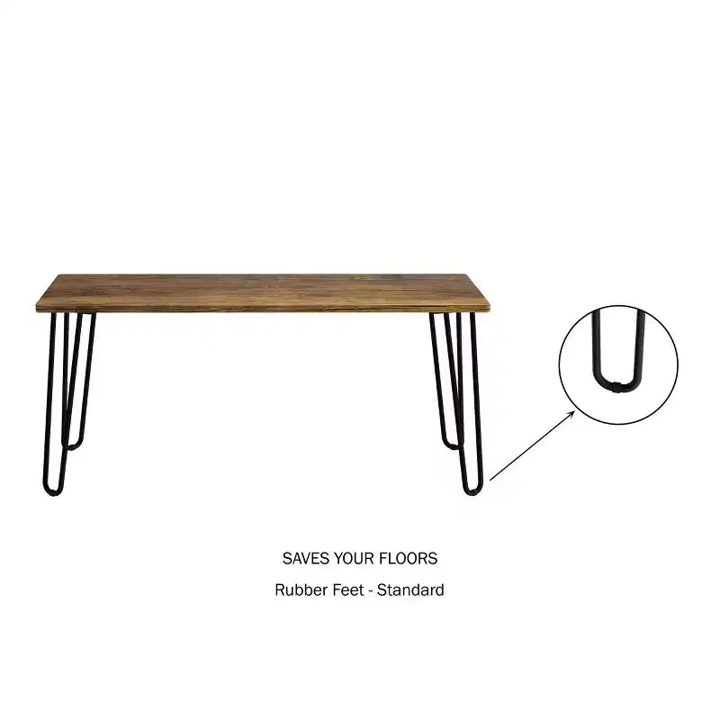 Table basse moderne Lavish Home Style industriel moderne