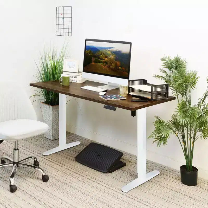 Base de bureau debout électrique à moteur unique