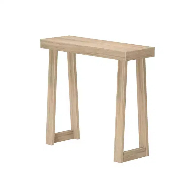 Console en bois massif, table de canapé style ferme classique