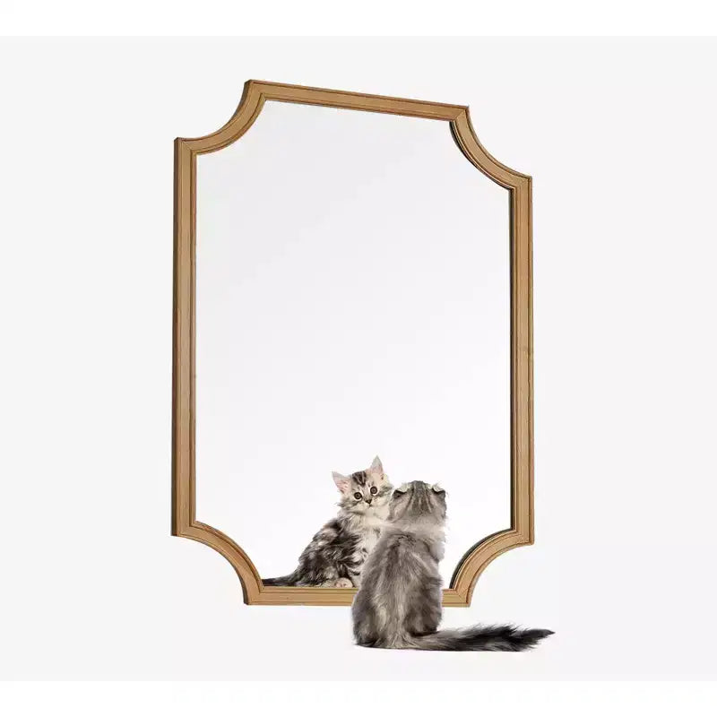 Miroir mural de ferme en bois naturel