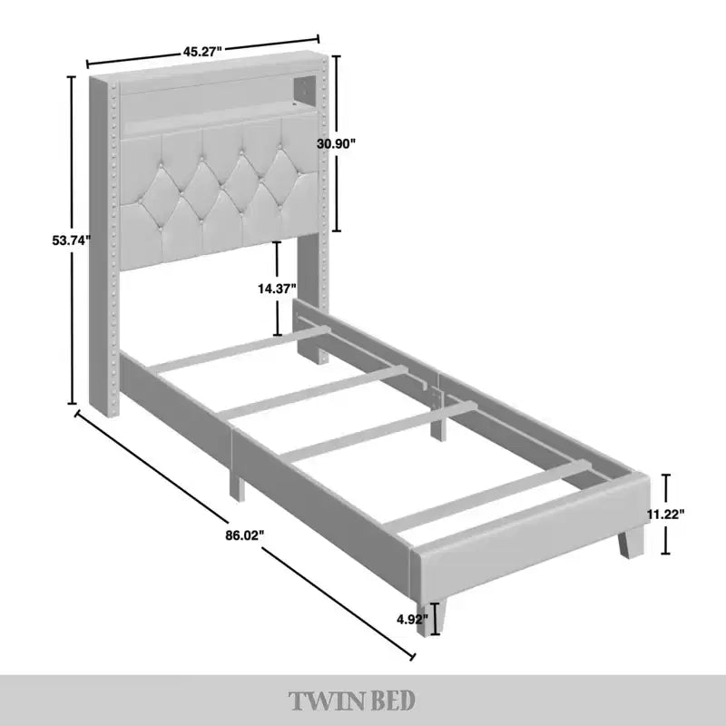 Lit mezzanine de rangement