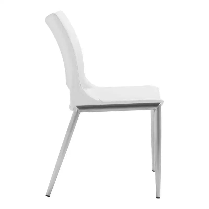 Chaises de salle à manger rembourrées, Structure en acier