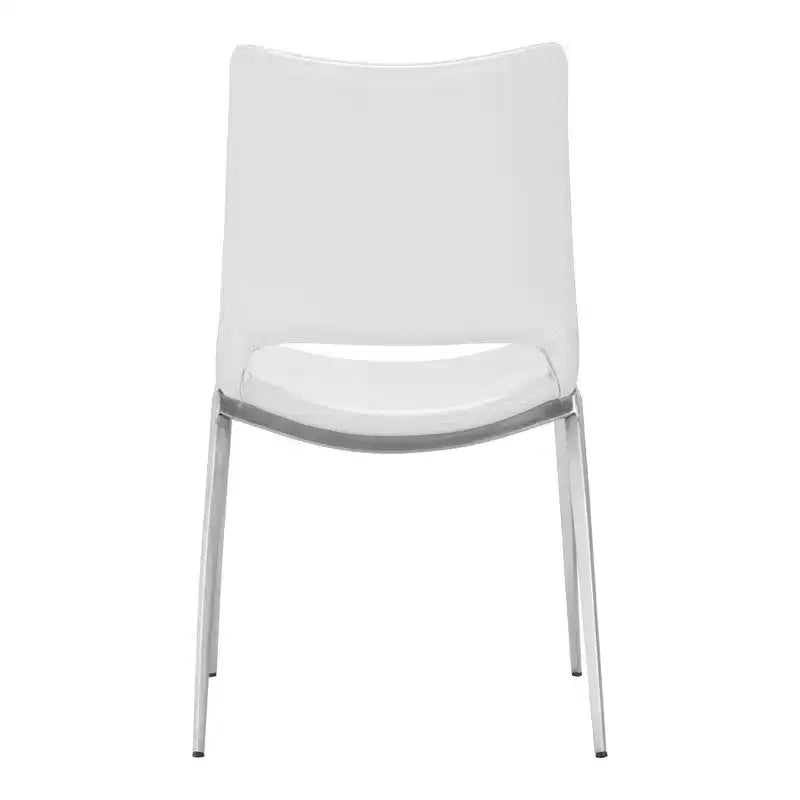 Chaises de salle à manger rembourrées, Structure en acier