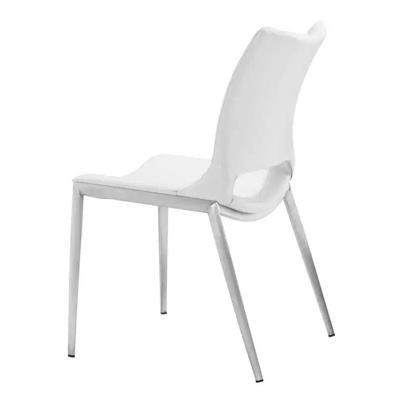 Chaises de salle à manger rembourrées, Structure en acier